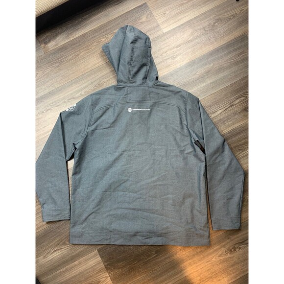 Adidas Adicross Anorak 1/2 Zip Hooded Jacket Men’s XL Zekelman Industries Logo - Picture 7 of 8